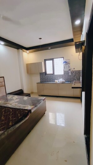 Kitchen in 1 RK Builder Floor at DLF City Gurgaon, Sector 27 – for Rent
