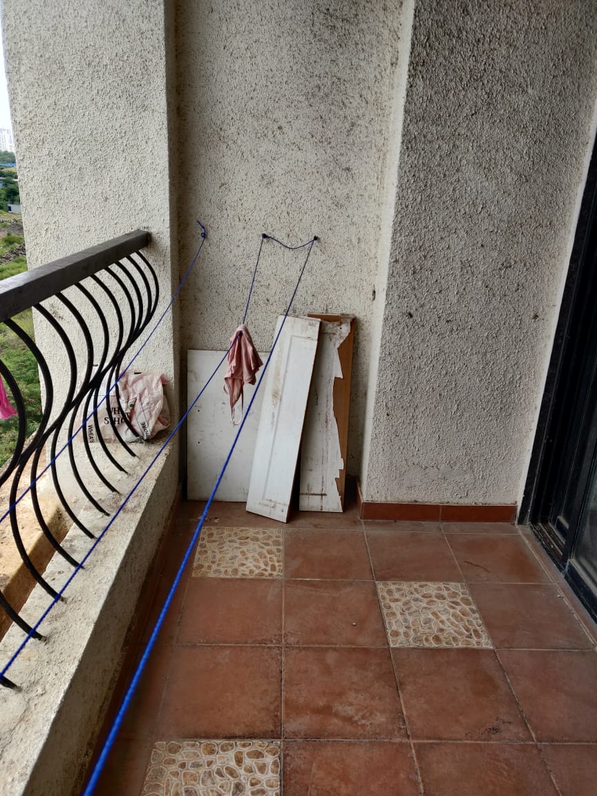 Balcony in 3 BHK Apartment at Rohan Leher, Baner – for Rent