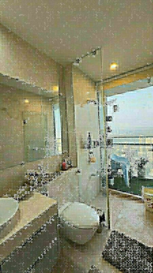 Bathroom in 2 BHK Apartment at Dynamix Divum, Malad East – for Sale