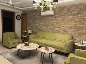 Living Room in 4 BHK Builder Floor at South City 2 – for Rent