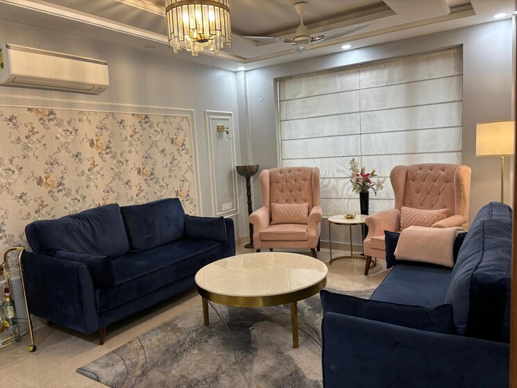 Living Room, south city 2 4 Bedroom 3240 Sq.Ft. Builder Floor In South City 2 Gurgaon 9699860