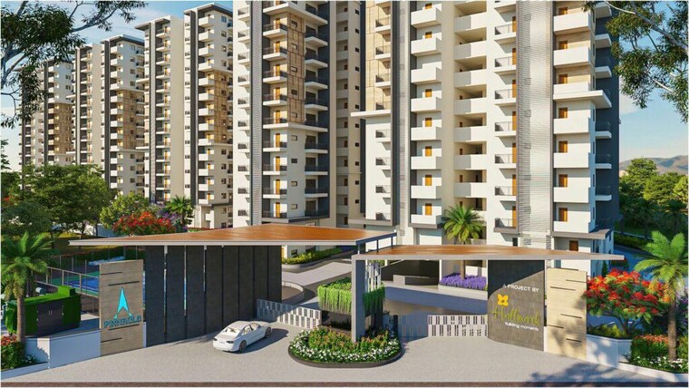 Exterior View, hallmark-pinnacle 2 Bedroom 1285 Sq.Ft. Apartment In Kollur Hyderabad 9699889