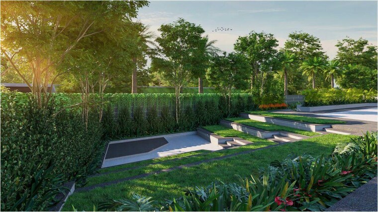 Garden, hallmark-pinnacle 2 Bedroom 1285 Sq.Ft. Apartment In Kollur Hyderabad 9699889