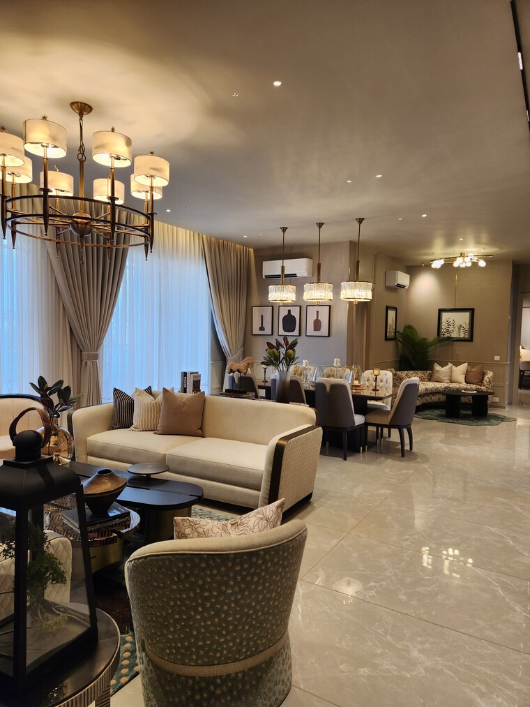 Living Room, affinity-belgravia 3 Bedroom 2650 Sq.Ft. Apartment In Bir Chhat Chandigarh 9699943