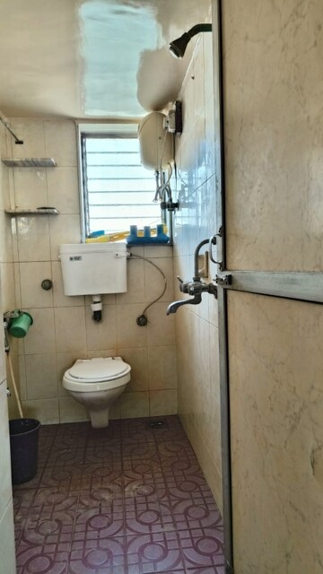 Bathroom in 1 BHK Apartment at Silverette Apartment, Santacruz East – for Rent
