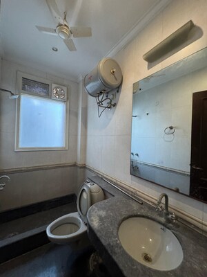 Bathroom in 3 BHK Builder Floor at Safdarjung Enclave – for Sale