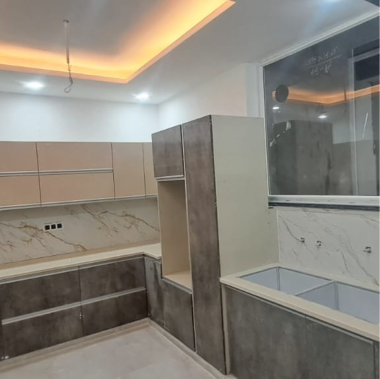 Kitchen, bp-homes 4 Bedroom 250 Sq.Yd. Builder Floor In Neharpar Phase 2 Faridabad 9700450