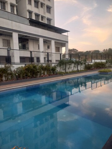 Swimming Pool in 2 BHK Builder Floor at Paranjape Abhiruchi Parisar, Dhayari – for Sale