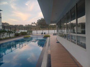 Swimming Pool in 2 BHK Builder Floor at Paranjape Abhiruchi Parisar, Dhayari – for Sale