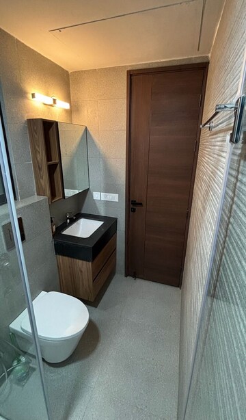 Bathroom in 2 BHK Apartment at Krisumi Waterfall Residences, Sector 36a – for Rent