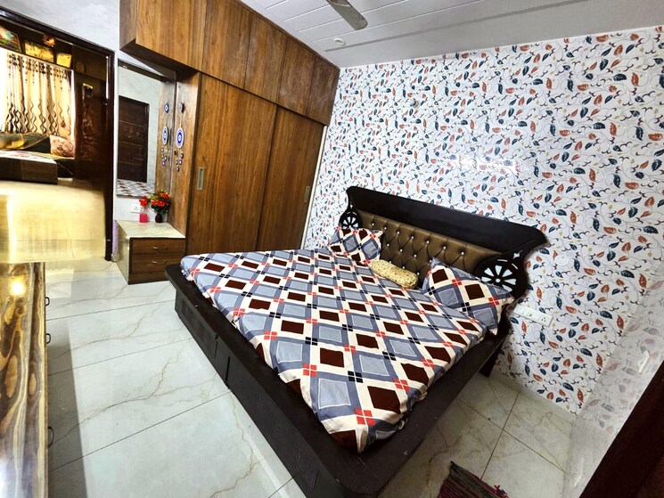 Bedroom, dhakoli 3 Bedroom 100 Sq.Yd. Builder Floor In Dhakoli Zirakpur 9700927