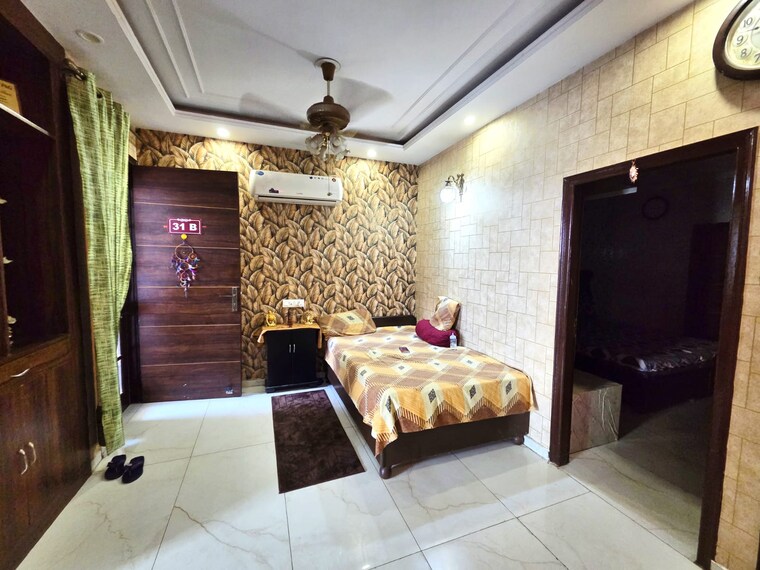 Bedroom, dhakoli 3 Bedroom 100 Sq.Yd. Builder Floor In Dhakoli Zirakpur 9700927