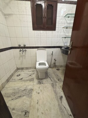 Bathroom in 3 BHK Builder Floor at Saket – for Rent