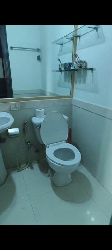 Bathroom in 3 BHK Apartment at Hiranandani Estate Burlington, Ghodbunder Road – for Rent
