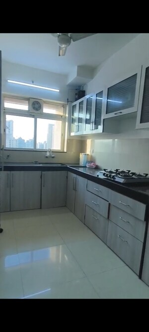 Kitchen in 3 BHK Apartment at Hiranandani Estate Burlington, Ghodbunder Road – for Rent