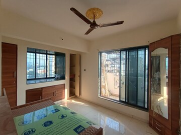 Bedroom in 1 BHK Apartment at Vastu CHS Kopar Khairane, Kopar Khairane Sector 1 – for Rent