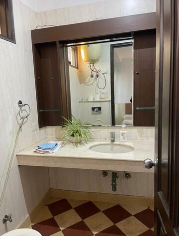 Bathroom in 3 BHK Apartment at Friends Colony – for Rent