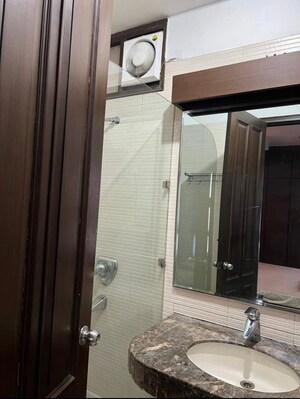 Bathroom in 3 BHK Apartment at Friends Colony – for Rent