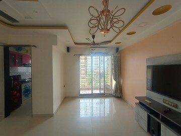 Living Room in 2 BHK Apartment at Chamunda Heights, Ghansoli – for Rent