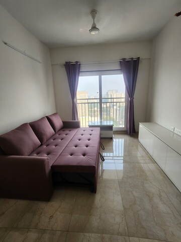 Living Room in 2 BHK Apartment at Shapoorji Pallonji BKC 28, Bandra East – for Rent