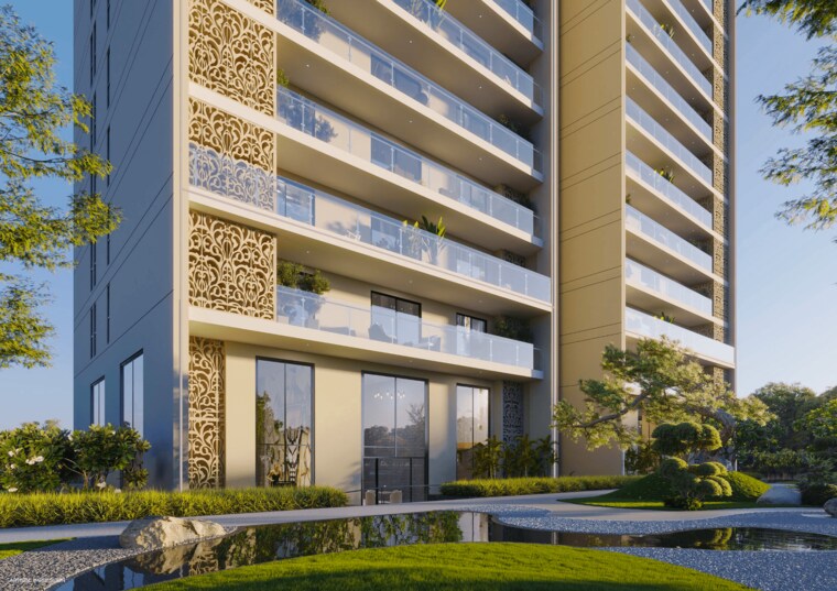 Exterior View, experion-windchants 4 Bedroom 4350 Sq.Ft. Apartment In Sector 112 Gurgaon 9701834