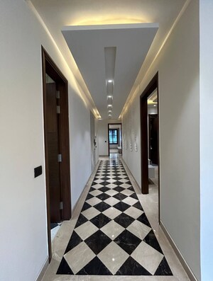 Building Lobby in 4 BHK Builder Floor at Sushant Lok I – for Rent