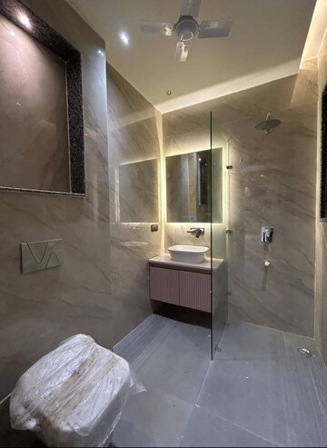 Bathroom in 4 BHK Builder Floor at Sushant Lok I – for Rent