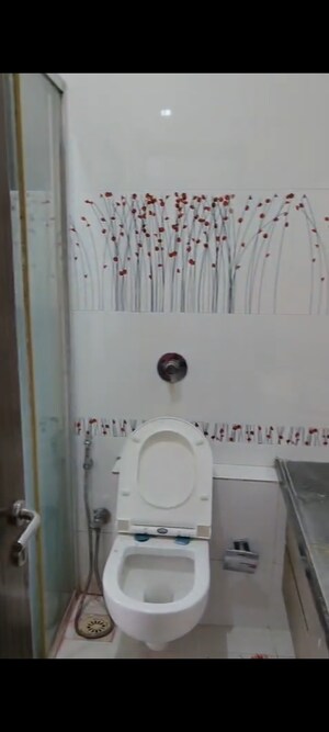 Bathroom in 3 BHK Apartment at Soham Tropical Lagoon, Ghodbunder Road – for Rent