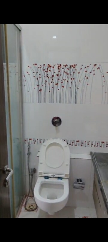 Bathroom in 3 BHK Apartment at Soham Tropical Lagoon, Ghodbunder Road – for Rent