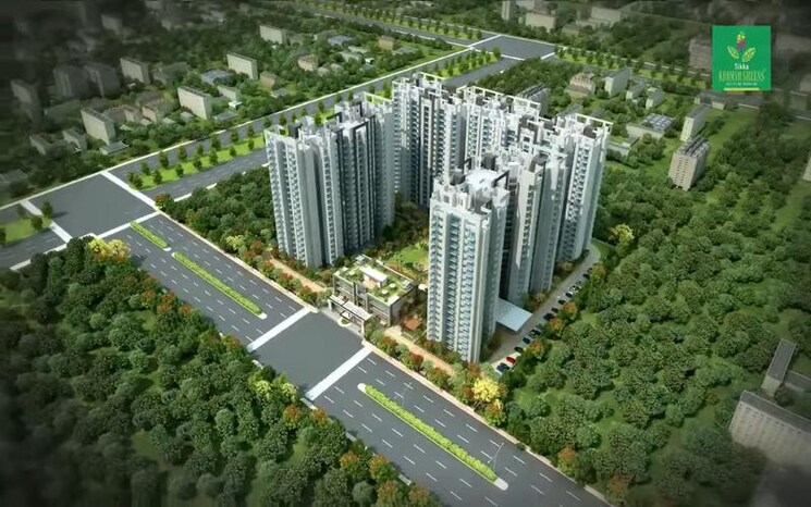 Exterior View, sikka-kaamya-greens 2 Bedroom 990 Sq.Ft. Apartment In Sector 10 Greater Noida Greater Noida 9702113