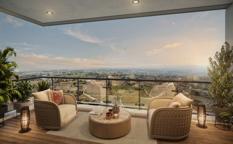 Master Bedroom, experion-windchants 4 Bedroom 4350 Sq.Ft. Apartment In Sector 112 Gurgaon 9702297