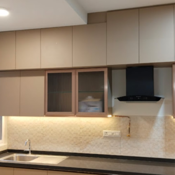 Kitchen in 2 BHK Apartment at Salarpuria Sattva Exotic, Bagalur rd – for Rent