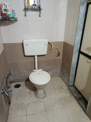 Bathroom in 1 BHK Apartment at Cosmos Park, Ghodbunder Road – for Sale