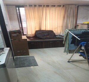 Living Room in 3 BHK Apartment at Kopar Khairane – for Rent