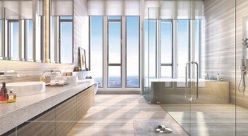 Building Lobby in 4 BHK Apartment at Hubtown 25 South, Prabhadevi – for Rent