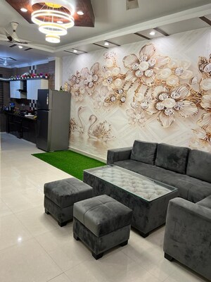 Living Room in 3 BHK Builder Floor at Shalimar Bagh – for Sale