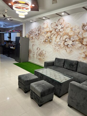 Living Room in 3 BHK Builder Floor at Shalimar Bagh – for Sale