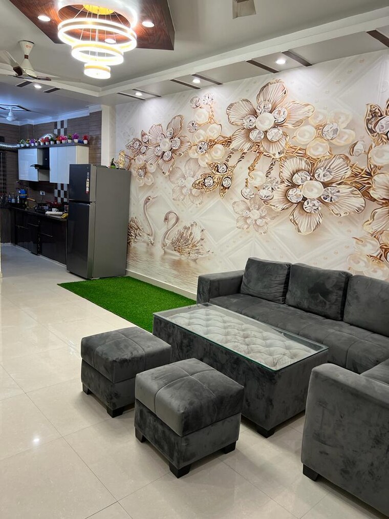 Living Room, shalimar bagh 3 Bedroom 1000 Sq.Ft. Builder Floor In Shalimar Bagh Delhi 9702403