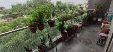 Balcony in 4 BHK Builder Floor at Palam Vihar – for Rent