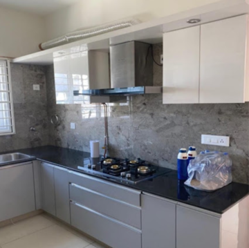 Kitchen in 3 BHK Apartment at L&T Raintree Boulevard, Nh 7 – for Rent