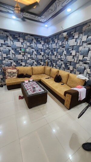 Living Room in 2 BHK Apartment at River Heights Plaza, Raj Nagar Extension – for Rent