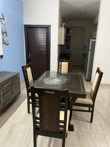 Dining area in 3 BHK Apartment at Bliss Orra, Ambala Highway – for Rent