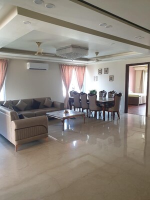 Living Room in 4 BHK Builder Floor at Emaar Emerald Floors, Sector 65 – for Sale