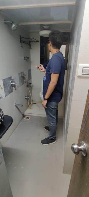 Bathroom in 2 BHK Apartment at Anand Society, Kurla – for Rent