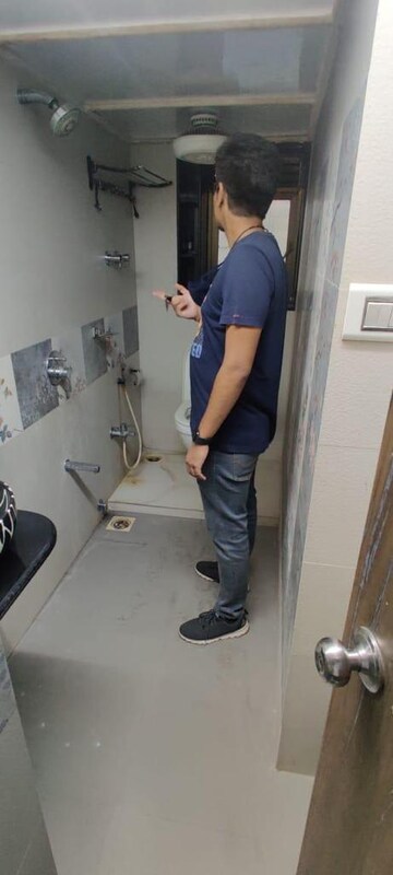 Bathroom in 2 BHK Apartment at Anand Society, Kurla – for Rent