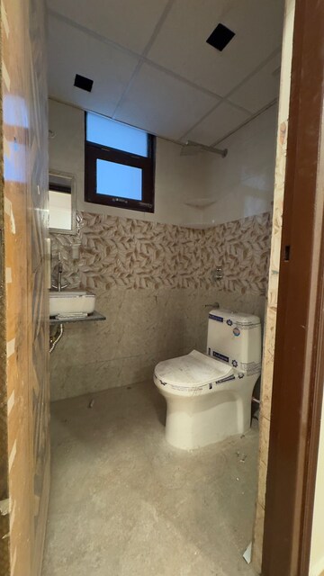 Bathroom in 2 BHK Builder Floor at Chattarpur – for Rent