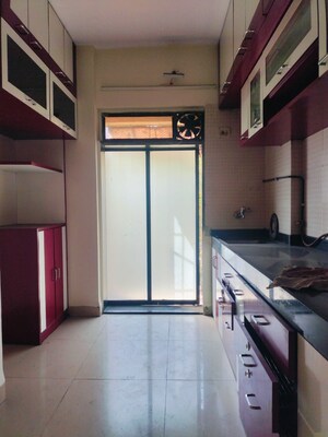 Kitchen in 1 BHK Apartment at New Brahmand Phase 7 CHS, Brahmand – for Rent