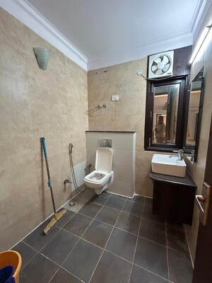 Bathroom in 3 BHK Builder Floor at Saket – for Rent