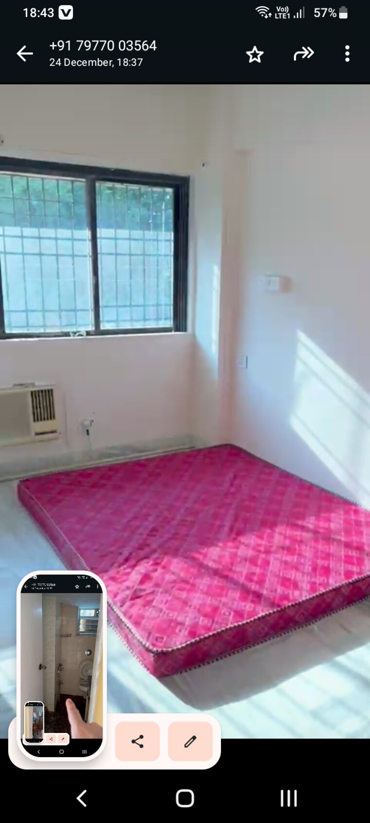 Bedroom, diago-apartment 3 Bedroom 1100 Sq.Ft. Apartment In Pali Hill Mumbai 9703013