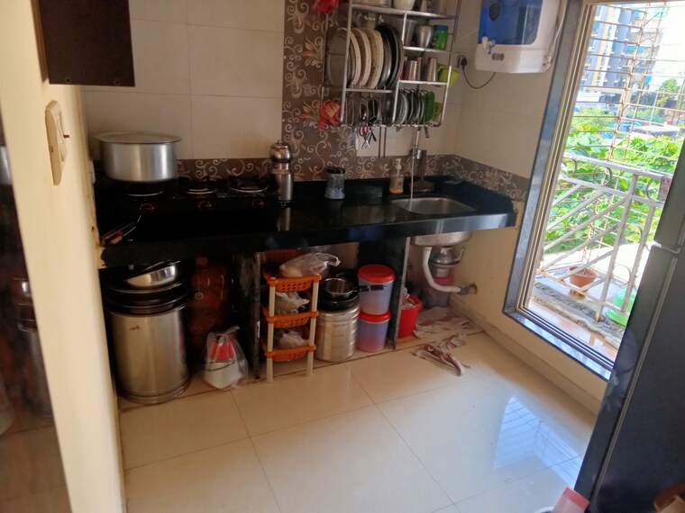 Kitchen, sm-kunj 2 Bedroom 1100 Sq.Ft. Apartment In Taloja Navi Mumbai 9703058